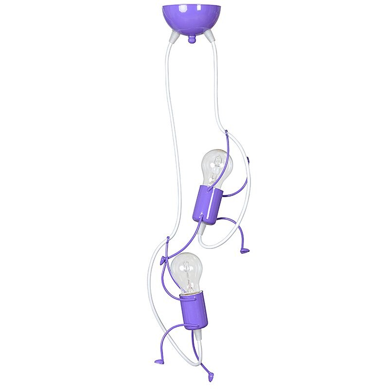 Lustra Emibig Bobi II, Emibig, Violet, Metal, 60 cm
