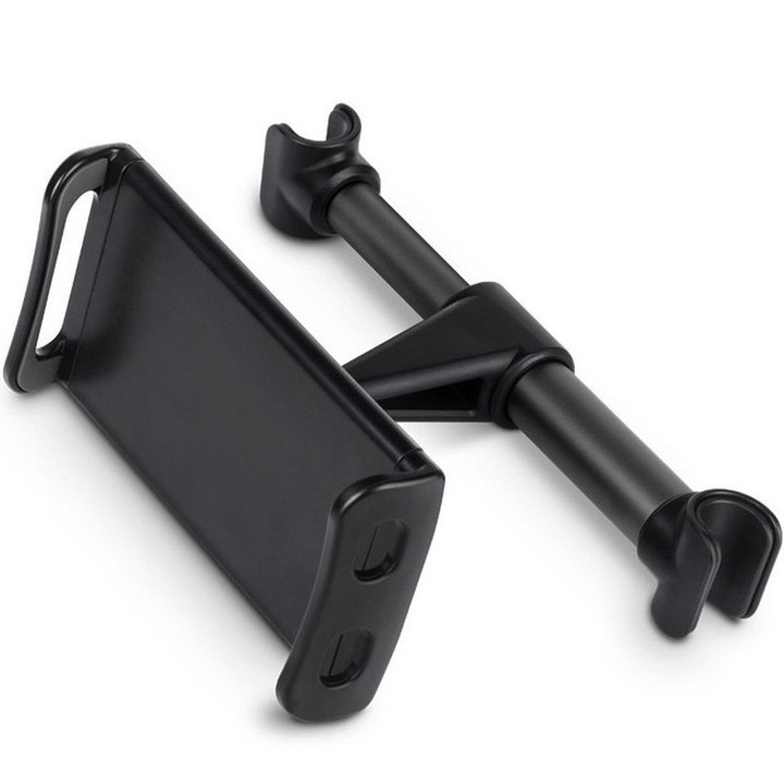 Vigafon Univerzális autós tablet tartó, fejtámlára, 12-20" tablethez, rögzítés klipsszel, fekete