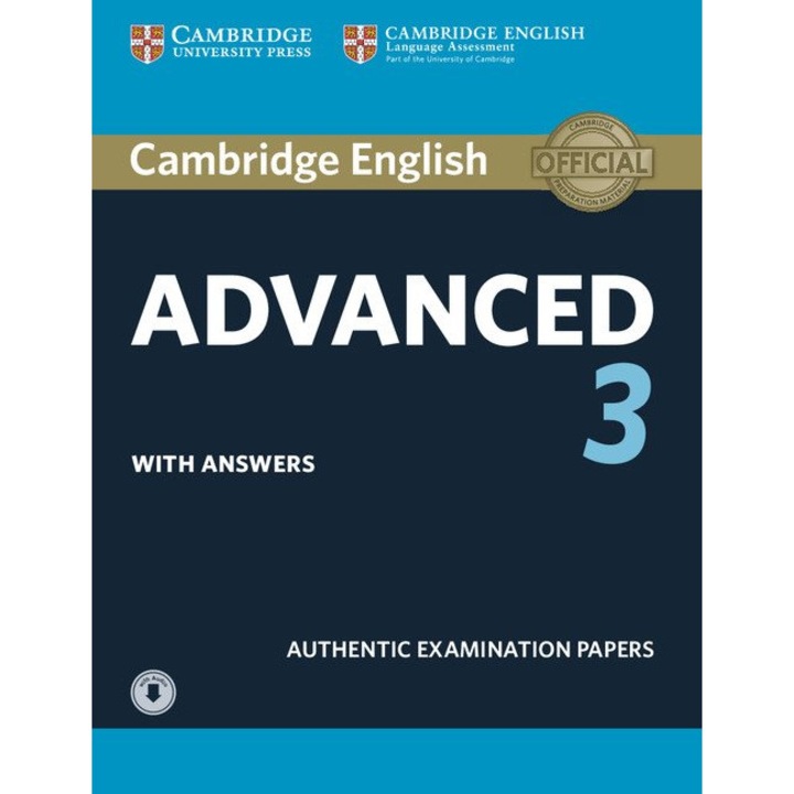 Cambridge English Advanced 3, Student's Book with Answers with Audio Downloadable, Collective