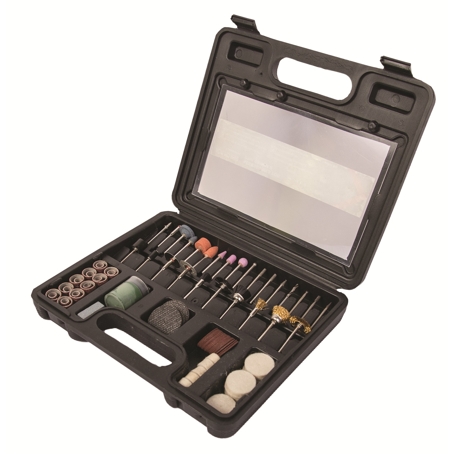 Set accesorii pentru minipolizor 100 bucati, Raider 139901