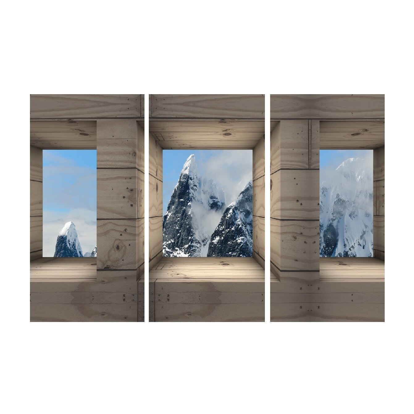 Tablou multicanvas 3 piese Natura 15, 120 x 80 cm