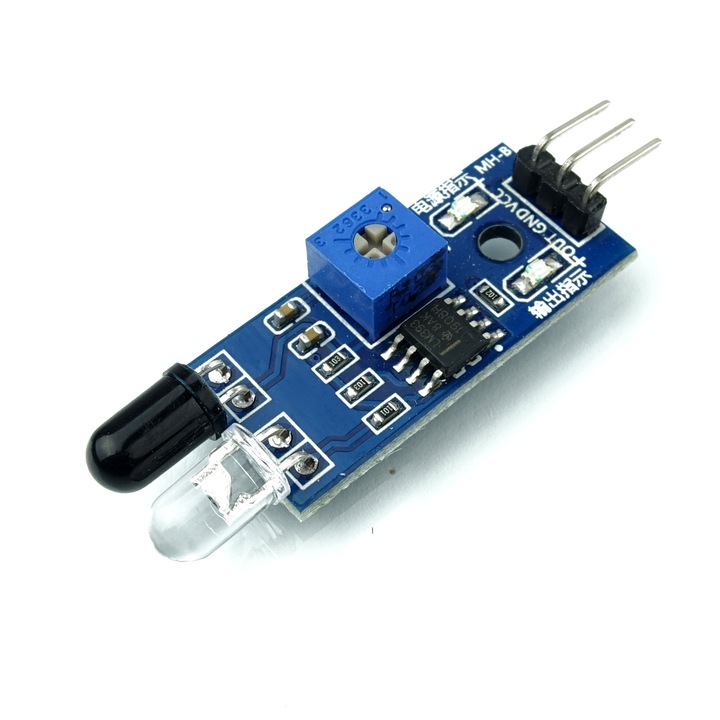 Оптичен сензорен модул, Arduino, TCRT5000 LM393, IR детекция на препятствия