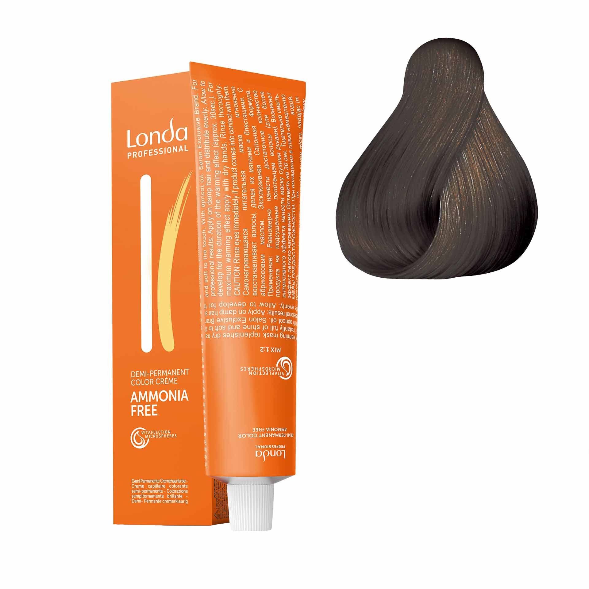 Vopsea demi permanenta Londa Professional Londacolor 4/71, 60 ml