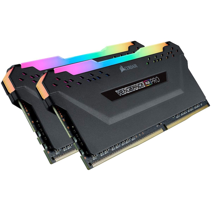 Corsair VENGEANCE® RGB PRO Memória, 16GB, DDR4, 2666MHz, CL16, 2 darabos készlet