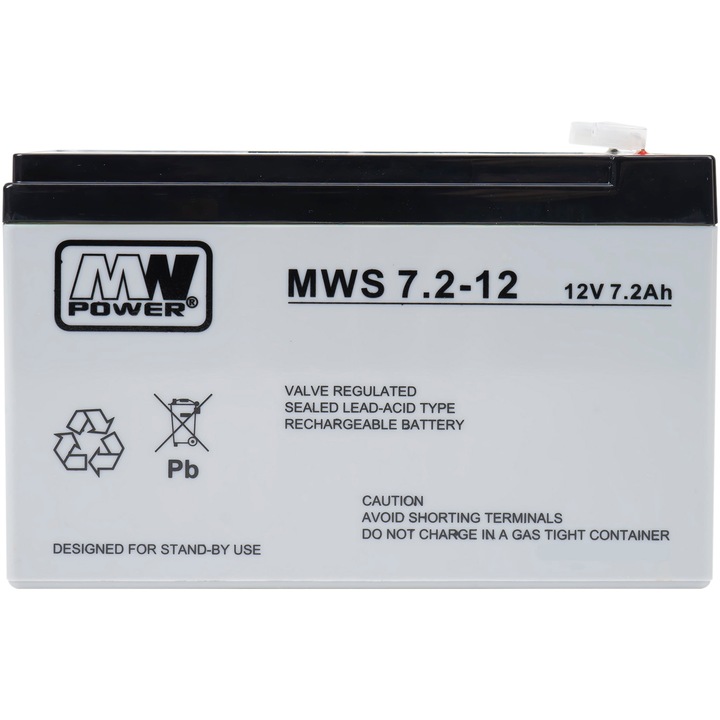Акумулатор AGM MW 7.2-12 12V / 7.2Ah