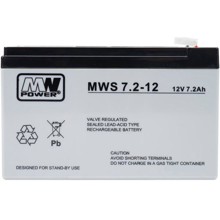 Acumulator AGM MW 7.2-12 12V / 7.2Ah