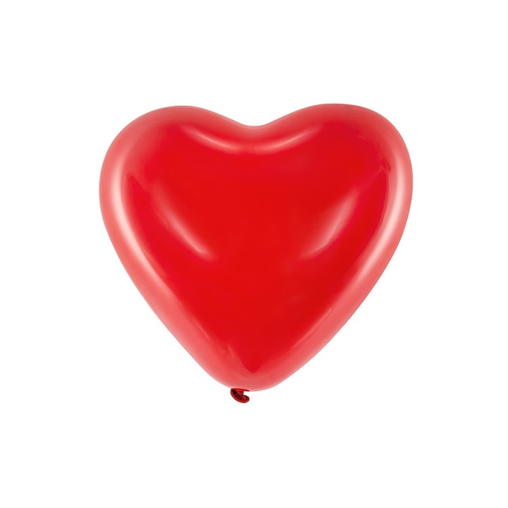Комплект от 100 балона 10" Heart, Pastel red, 23 см
