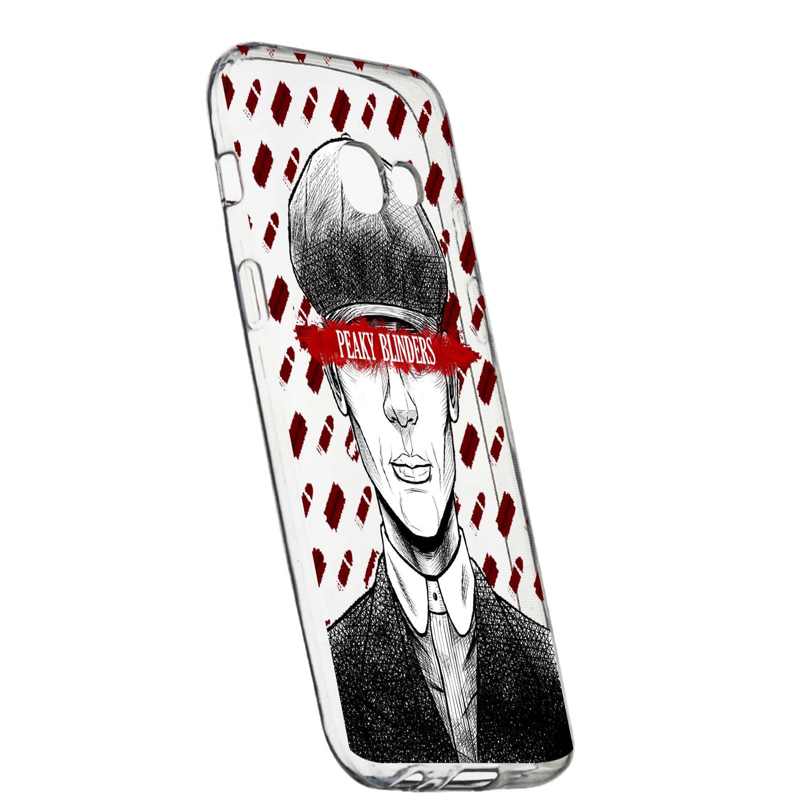 Husa de protectie Peaky Blinders, Movie pentru Samsung Galaxy J4 Plus 2018, rezistenta la uzura, anti-alunecare, din silicon Premium, 380