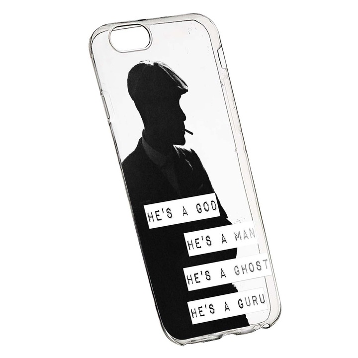 Husa de protectie Peaky Blinders, Movie pentru Apple iPhone 7 Plus /8 Plus, rezistenta la uzura, anti-alunecare, din silicon Premium, 381