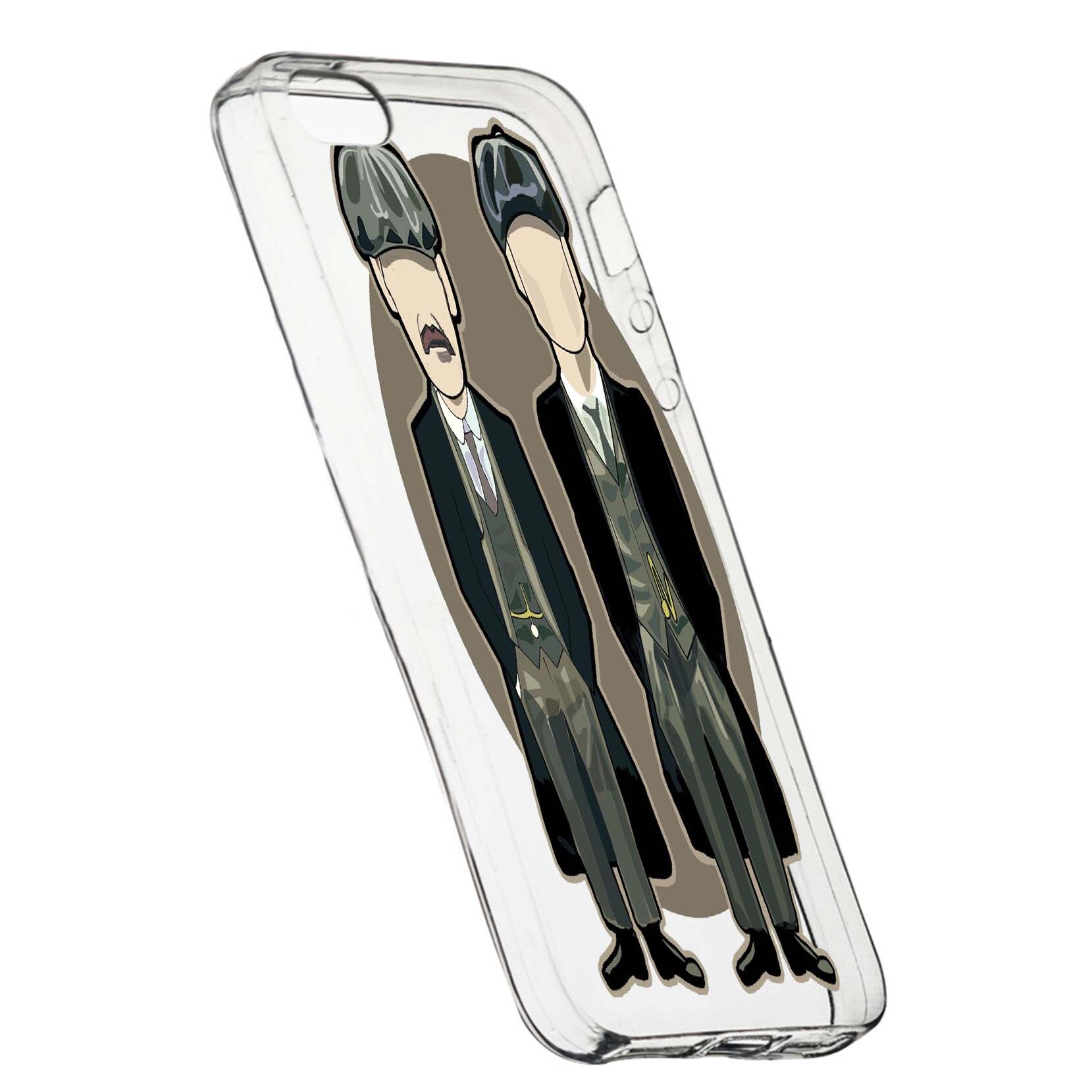 Husa de protectie Peaky Blinders, Movie pentru Apple iPhone 5 / 5S / SE, rezistenta la uzura, anti-alunecare, din silicon Premium, 383