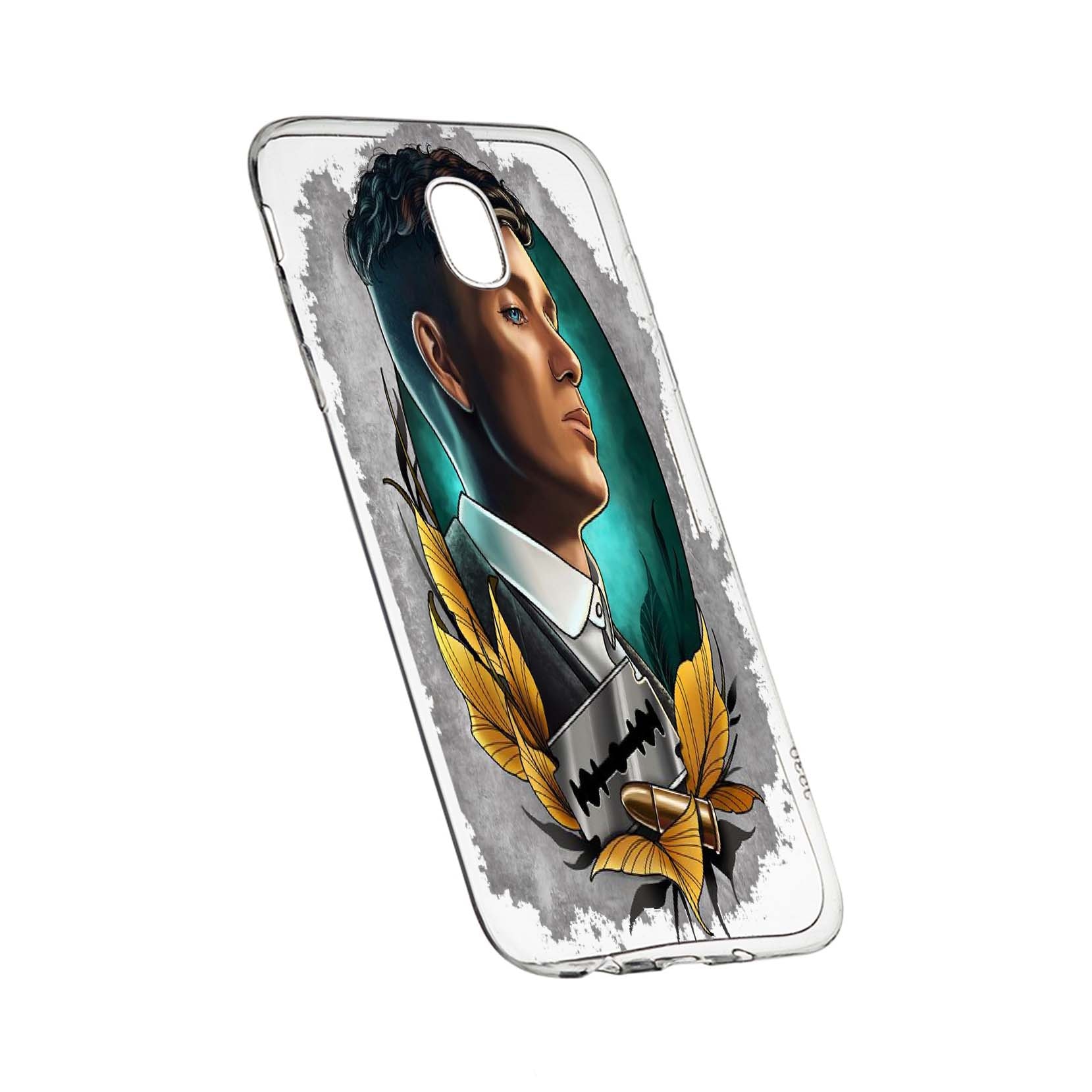 Husa de protectie Peaky Blinders, Movie pentru Samsung Galaxy J3 2017, rezistenta la uzura, anti-alunecare, din silicon Premium, 384