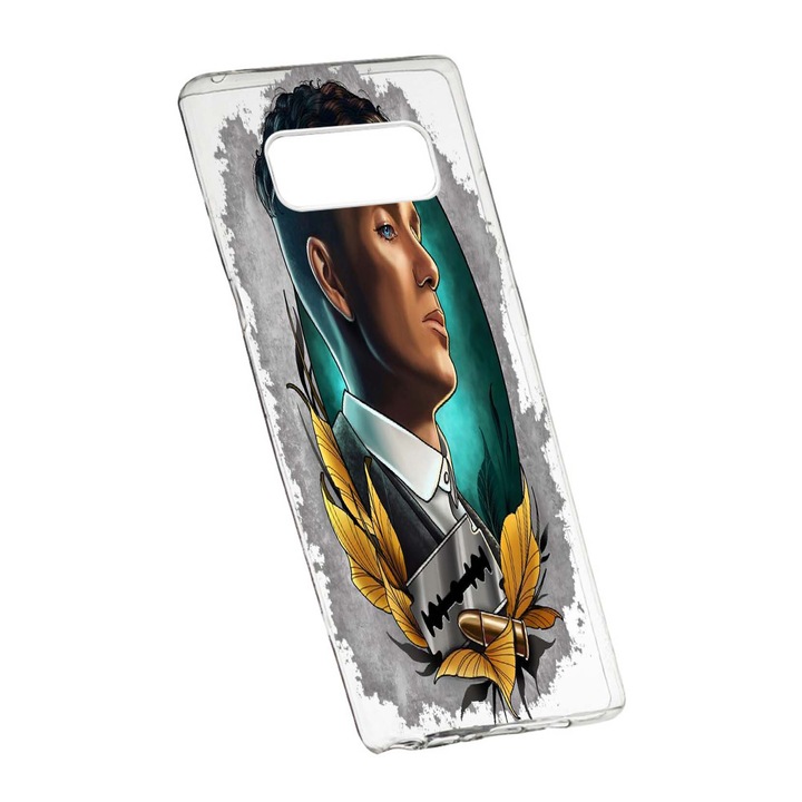 Husa de protectie Peaky Blinders, Movie pentru Samsung Galaxy Note 9, rezistenta la uzura, anti-alunecare, din silicon Premium, 384