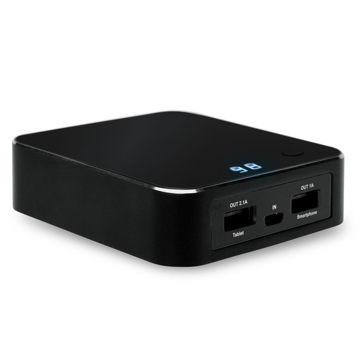 Зарядно PowerBank EDNET 31891, 7800mAh, 2x USB порта