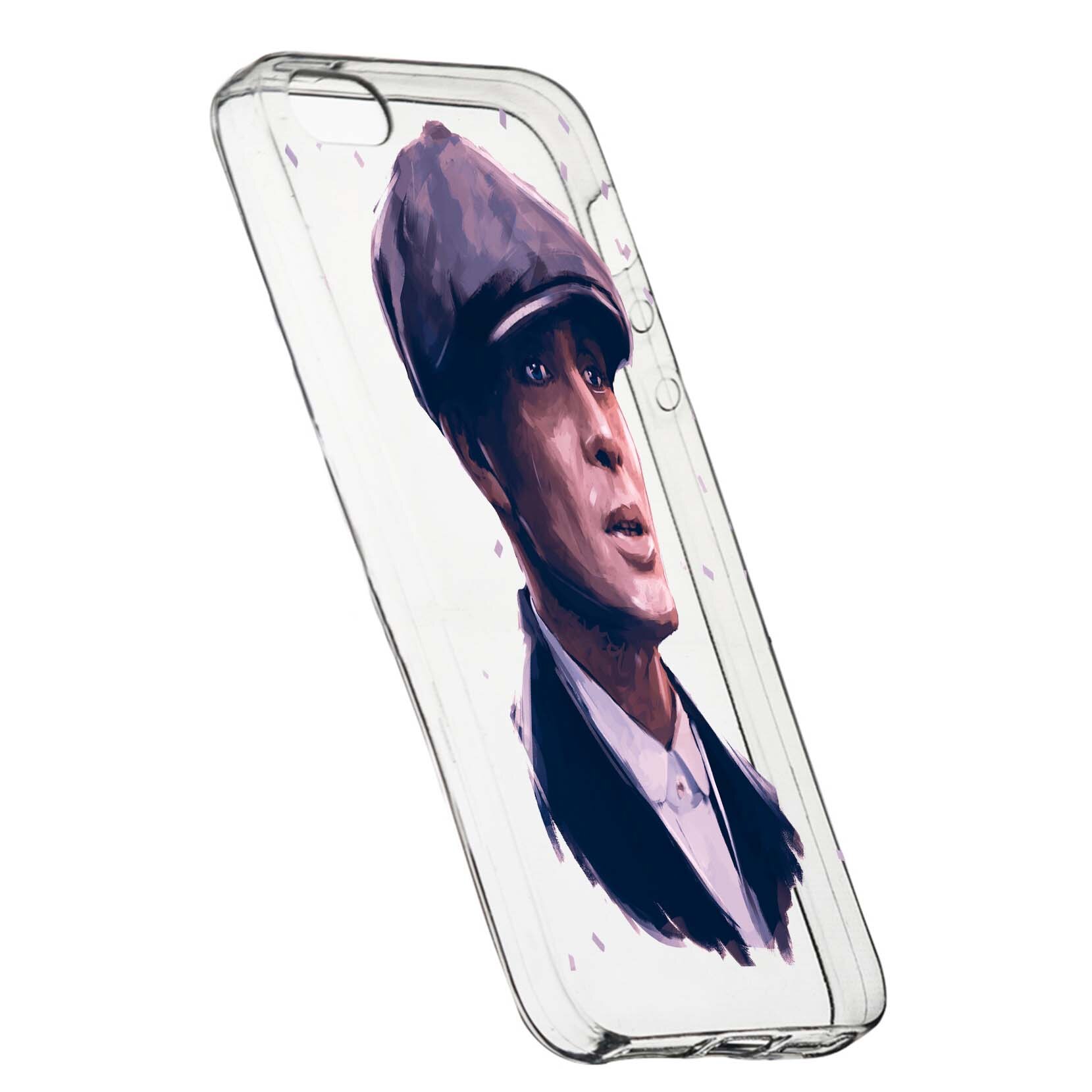 Husa de protectie Peaky Blinders, Movie pentru Apple iPhone 5 / 5S / SE, rezistenta la uzura, anti-alunecare, din silicon Premium, 387