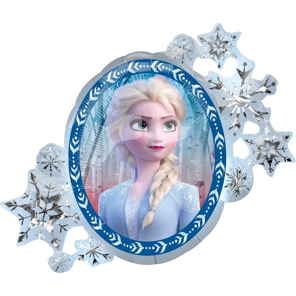 Balon folie figurina Anna si Elsa Frozen 2 - 66x76cm, Amscan 40388