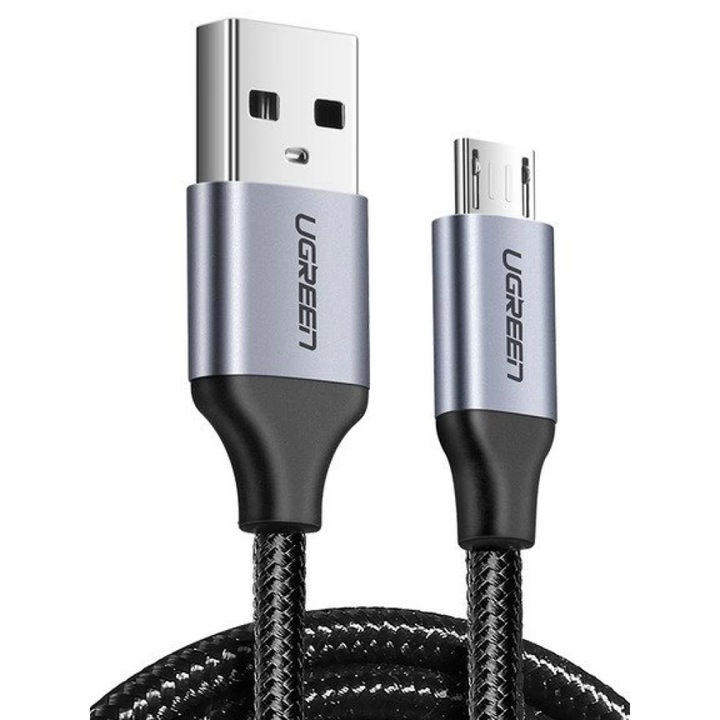 UGREEN adatkábel, micro USB, QC 3.0, 2.4A, 0.25 m