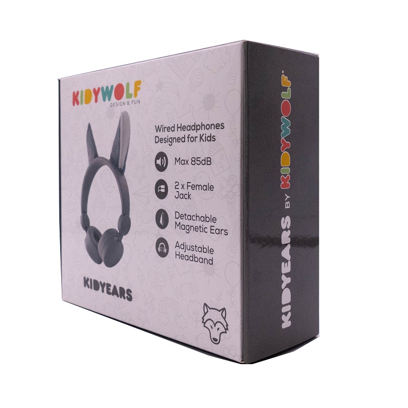Casti audio pentru copii model lupisor