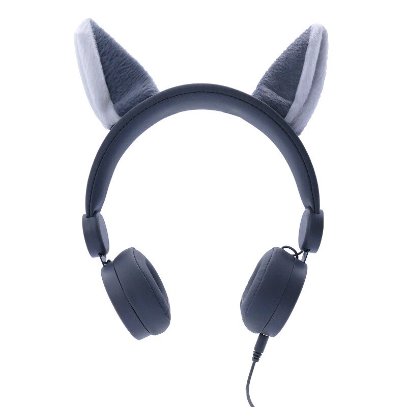 Casti audio pentru copii model lupisor