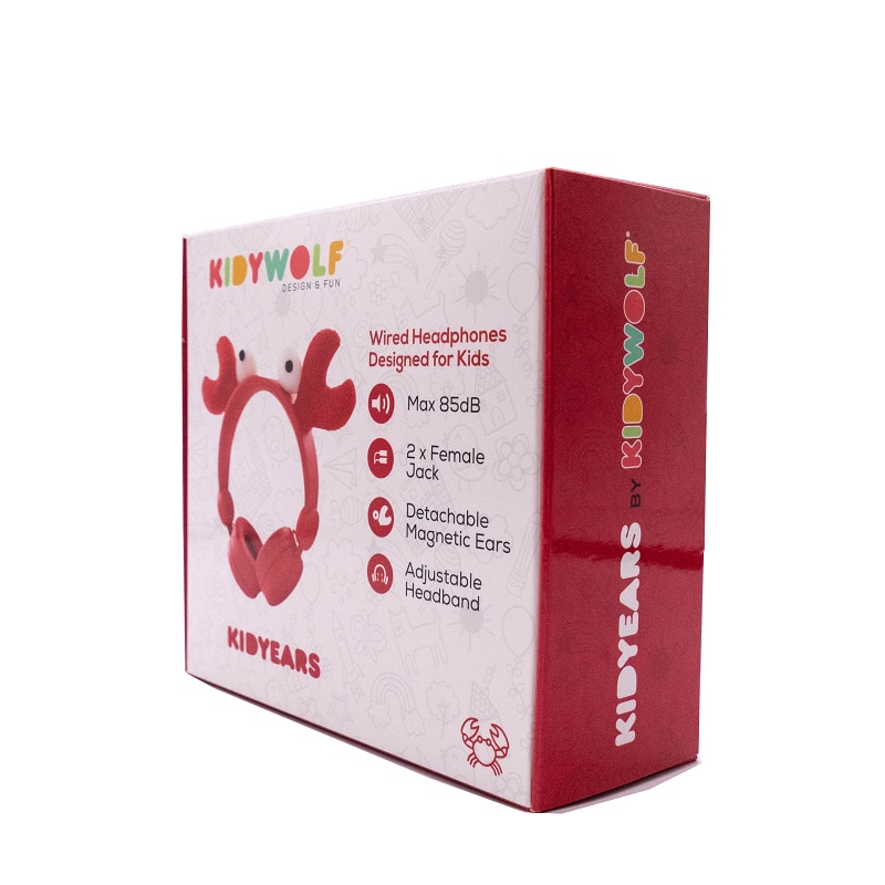 Casti audio pentru copii model crab