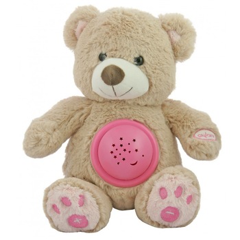 Lampa de veghe muzicala cu proiector Ursulet BabyMix STK-18956, Maro Lampa de veghe muzicala cu proiector Ursulet BabyMix STK-18956, Maro