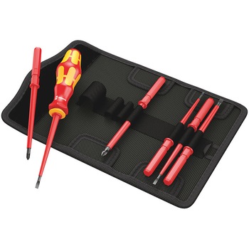 Set surubelnite drepte si Phillips, 7 piese, Wera Kraftform Kompakt VDE 7 Universal 1 Set surubelnite drepte si Phillips, 7 piese, Wera Kraftform Kompakt VDE 7 Universal 1