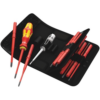 Set surubelnite Kraftform Kompakt VDE 16 Extra Slim 1, 16 piese, Wera Set surubelnite Kraftform Kompakt VDE 16 Extra Slim 1, 16 piese, Wera
