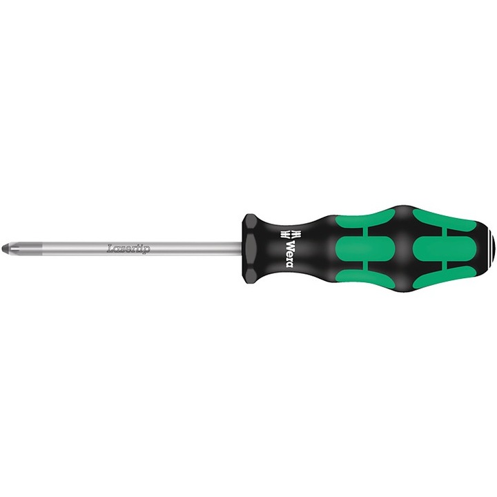 Отвертка, PZ2x100 мм, Wera Kraftform Plus 355PZ