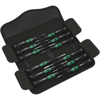 Set surubelnite Kraftform Micro 12 Electronic, 12 bucati, Wera Set surubelnite Kraftform Micro 12 Electronic, 12 bucati, Wera