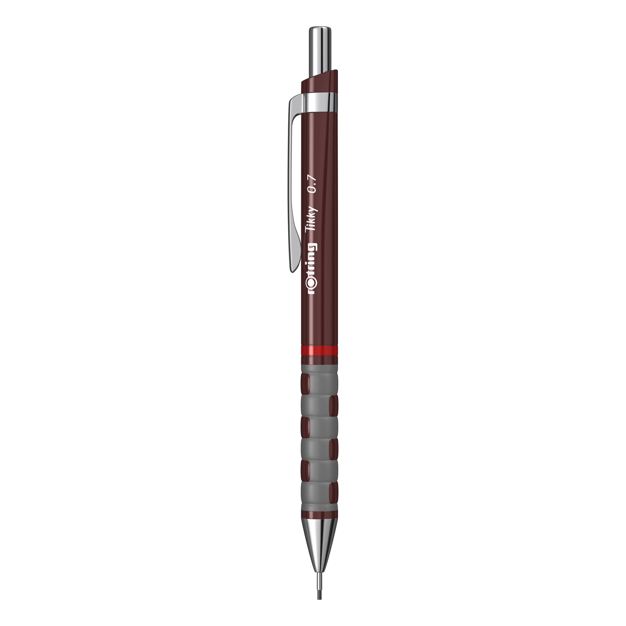 Creion Mecanic 0.7 Rotring Tikky III Burgundy Color Code, burgundy