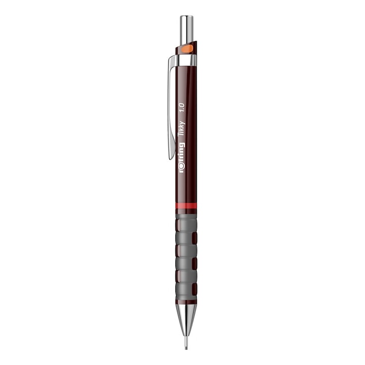 Creion Mecanic 1.0 Rotring Tikky III Burgundy Color Code, burgundy