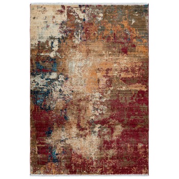 Covor Decorino C03-018903 Geometric, Rosu, 120x170 cm Covor Decorino C03-018903 Geometric, Rosu, 120x170 cm