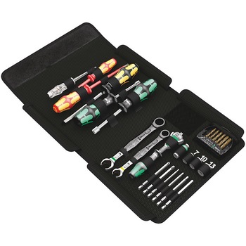 Set de instrumente Kraftform Kompakt SH1 Plumbkit, 25 de piese, Wera Set de instrumente Kraftform Kompakt SH1 Plumbkit, 25 de piese, Wera