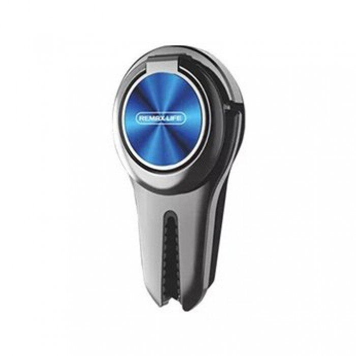 Suport Telefon/Auto Remax, Suin Series Ring Stand, Negru/Albastru