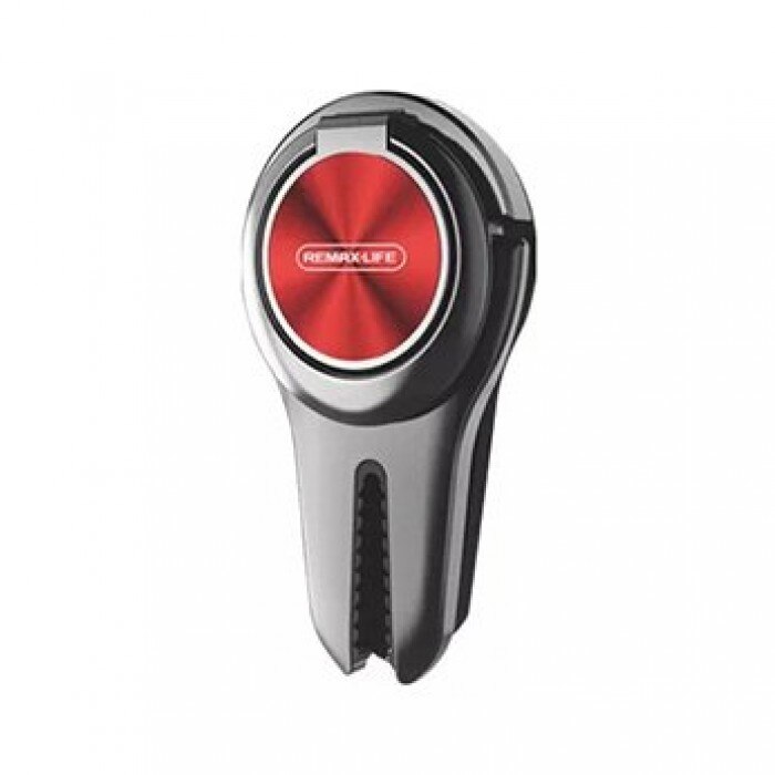 Suport Telefon/Auto Remax, Suin Series Ring Stand, Negru/Rosu