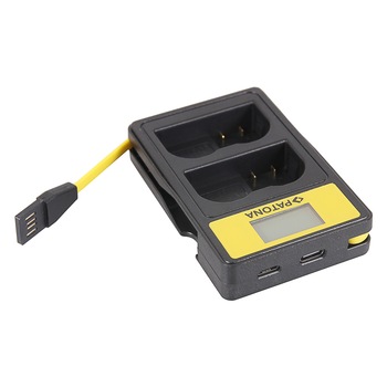 Incarcator smart DUAL USB LCD PATONA pentru 2 acumulatori Nikon EN-EL15 ENEL15 Incarcator smart DUAL USB LCD PATONA pentru 2 acumulatori Nikon EN-EL15 ENEL15