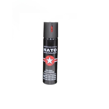 Spray paralizant NATO pentru autoaparare, 90ml, negru Spray paralizant NATO pentru autoaparare, 90ml, negru