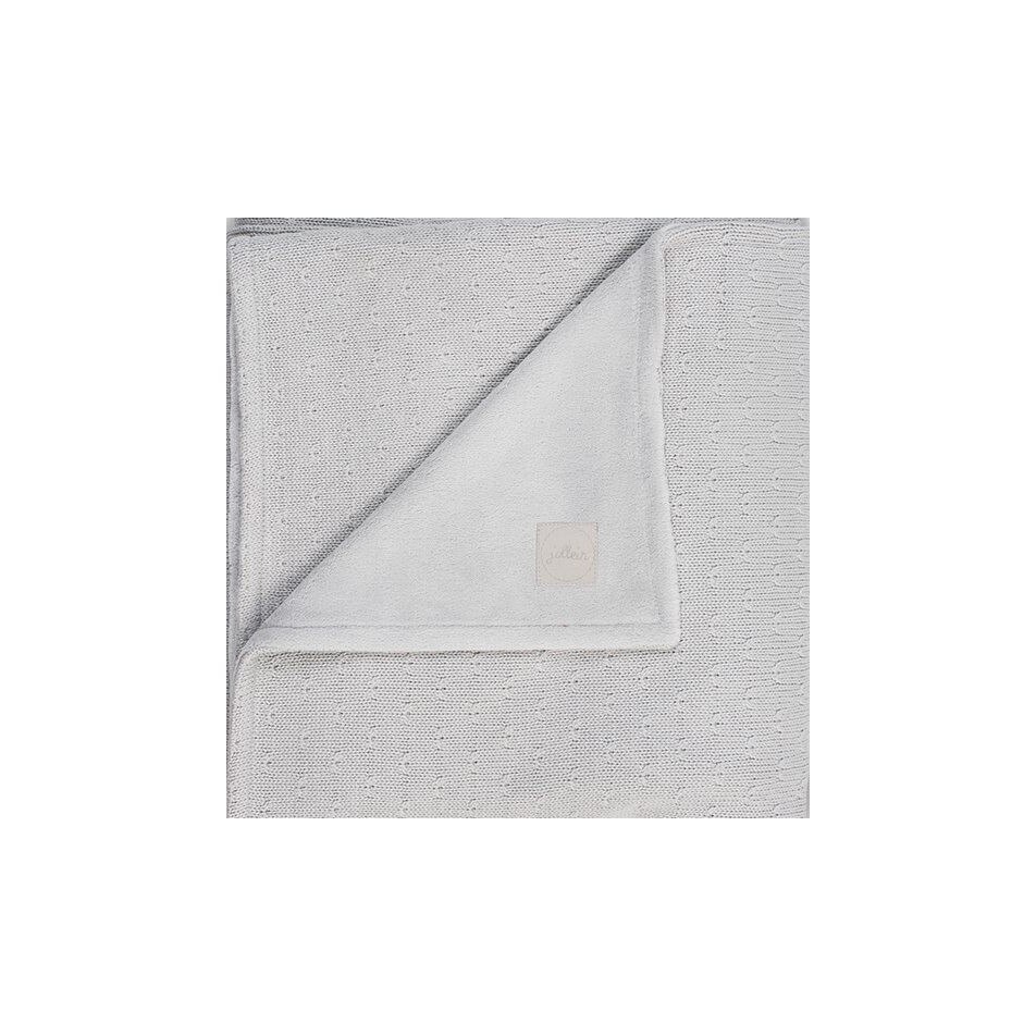 Paturica, Jollein Soft, 100x150 cm, tricot, fleece, gri