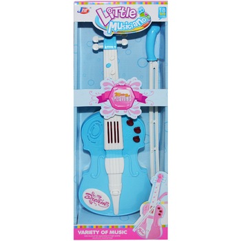 Vioara cu baterii in cutie, Roben Toys, 37cm x 12cm x 2cm, 3ani+, Albastru Vioara cu baterii in cutie, Roben Toys, 37cm x 12cm x 2cm, 3ani+, Albastru