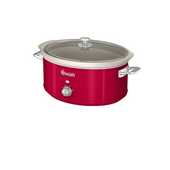 Oala electrica Slow cooker Swan SF17031RN, Retro, Capacitate 6.5 Litri, Vas ceramic, Putere 320W Oala electrica Slow cooker Swan SF17031RN, Retro, Capacitate 6.5 Litri, Vas ceramic, Putere 320W