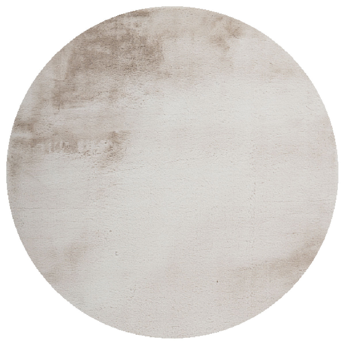 Covor Decorino C14-017507 Fir lung, Bej, 120x120 cm