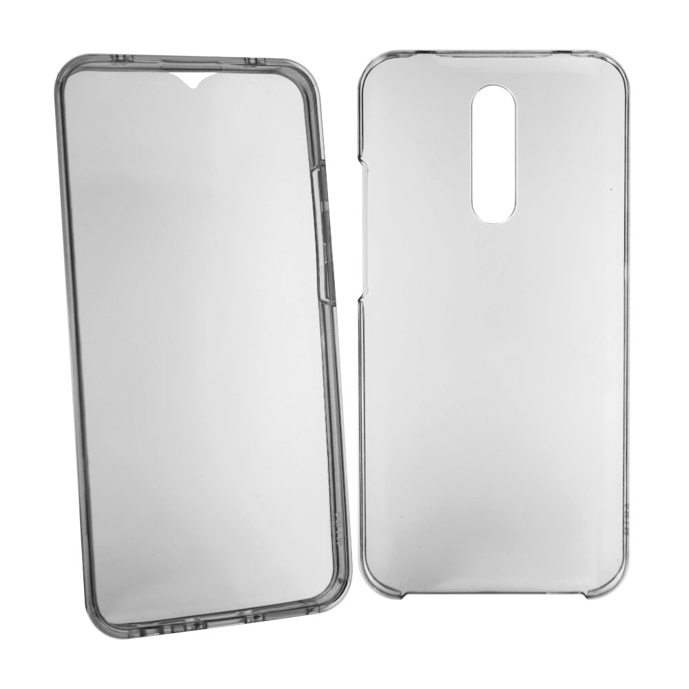 Husa 360° Premium (Policarbonat&TPU) pentru Xiaomi Redmi 8, Transparent