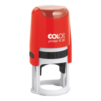 Stampila de birou COLOP R30, Rotunda, ABS, Rosie Stampila de birou COLOP R30, Rotunda, ABS, Rosie