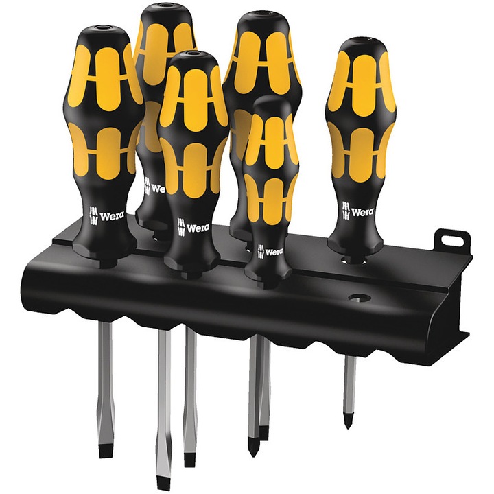 Комплект отвертки 932 S/6, прави/PH, 6 части, Wera