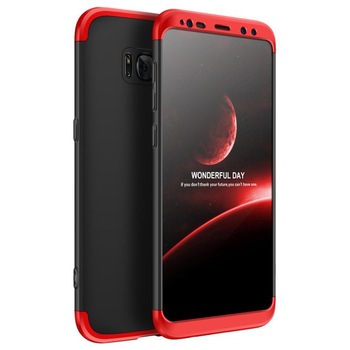 Carcasa Samsung Galaxy S8, MyStyle, 360° 3in1 Negru-Rosu Carcasa Samsung Galaxy S8, MyStyle, 360° 3in1 Negru-Rosu