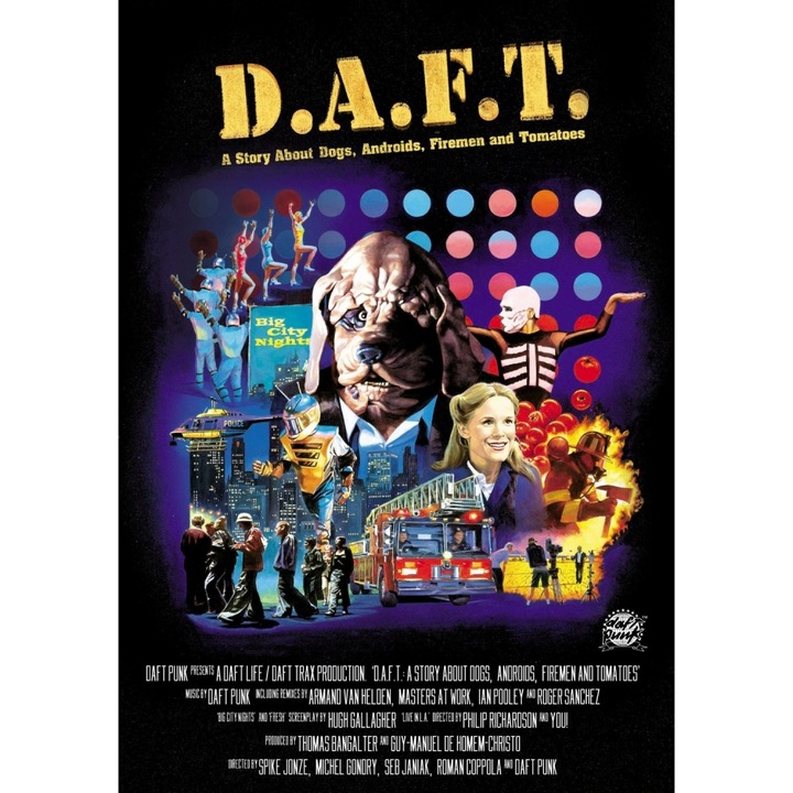 Daft Punk-A Story About Dogs, Androids, Firemen And Tomatoes-DVD