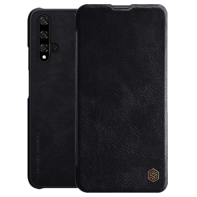 Husa Huawei Nova 5T / Nova 5 / Honor 20 Nillkin Qin Flip Case Neagra
