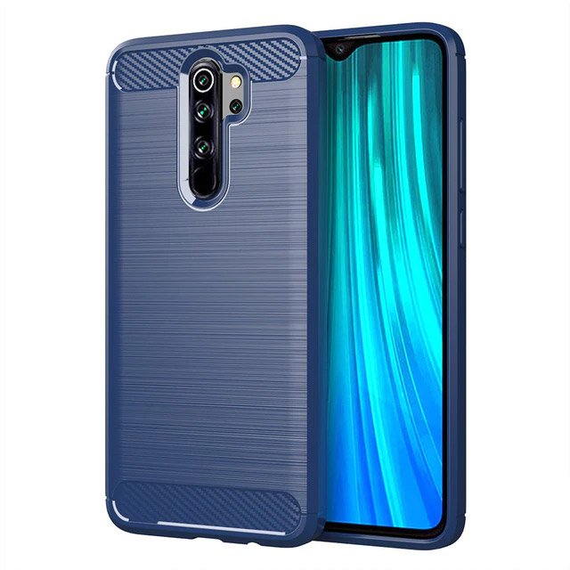 Husa Xiaomi Redmi Note 8 Pro TPU Carbon Navy