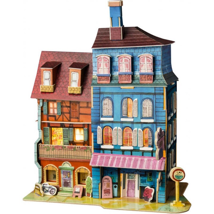 Casuta pentru copii de asamblat, Lost in Colmar, Multicolor