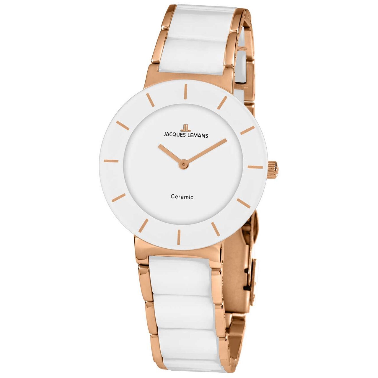 Ceas de dama Jacques Lemans 1-1866D Monaco, 38mm, 10ATM, Auriu