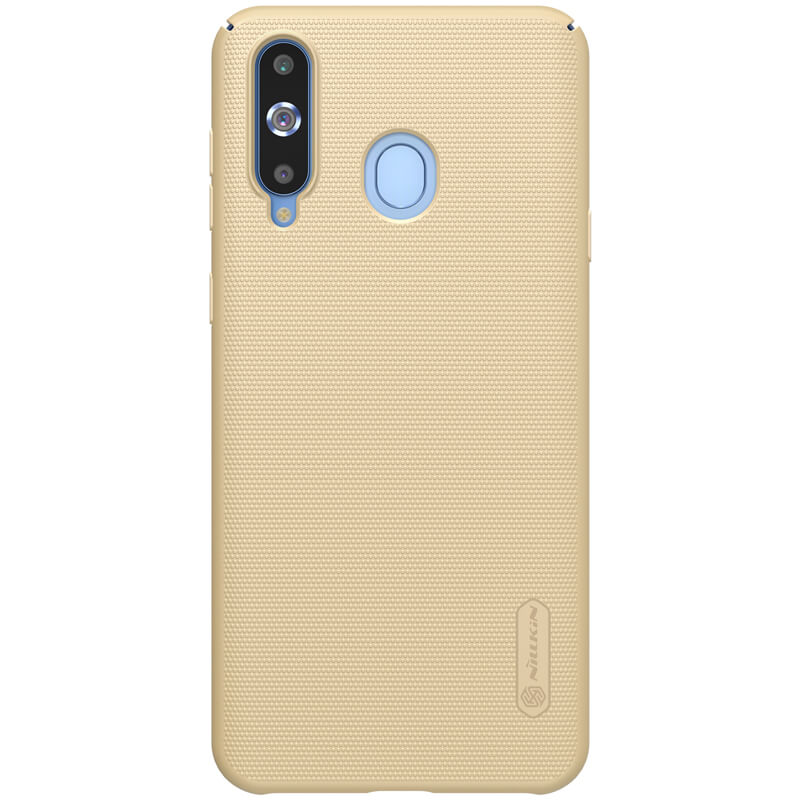 Husa protectie spate din plastic texturat auriu, pentru Samsung Galaxy A8s- Nillkin Frosted Shield